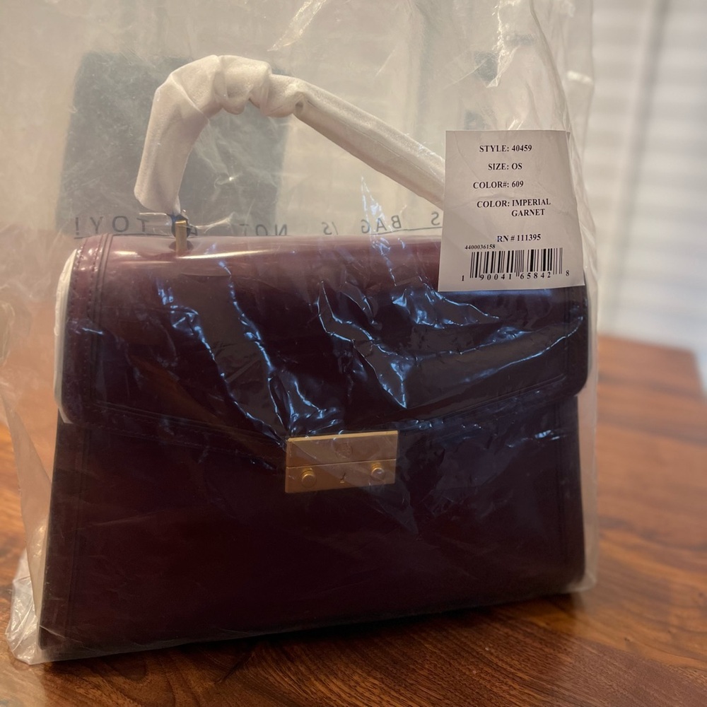 Juliette Tory Burch Imperial Garnet Satchel